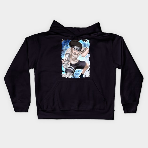 NEJI HYUGA ANIME MERCHANDISE Kids Hoodie by julii.draws